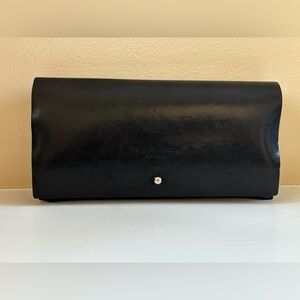 Rag & Bone Black Leather Semi-Soft Sunglasses Case